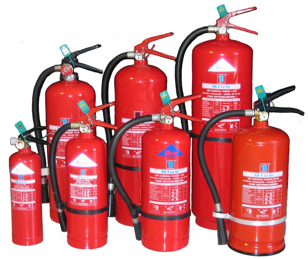 Maintenance and filling of fire extinguishers and all automatic extinguishing systems.